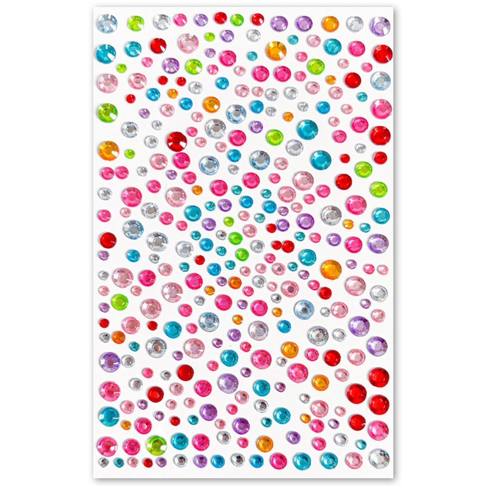 Decorative 3D Stickers for Phone & Crafting - 142 pcs. - Small Round