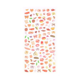 Mini 3D Bubble Foam Stickers for Phone & Camera Section - Mixed Food