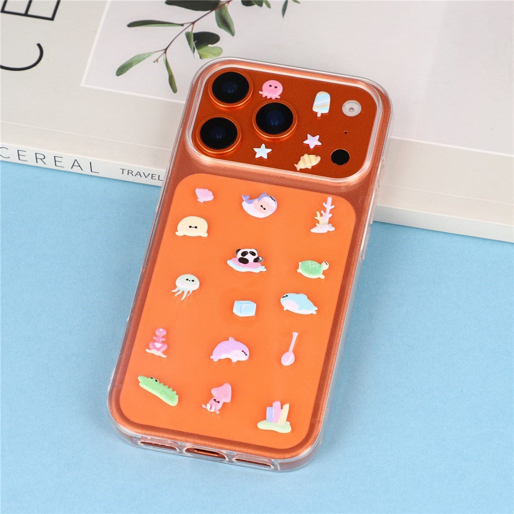 Mini 3D Bubble Foam Stickers for Phone & Camera Section - Mixed Sea Animals