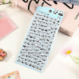 Mini 3D Bubble Foam Stickers - Small Pandas