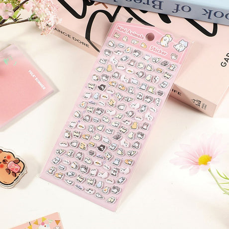 Mini 3D Bubble Foam Stickers for Phone & Camera Section - Small Cats