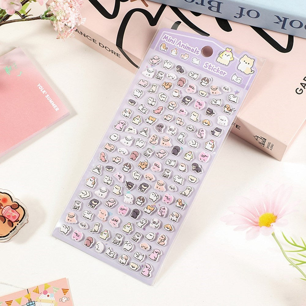 Mini 3D Bubble Foam Stickers - Small Dogs & Cats