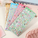 Mini 3D Bubble Foam Stickers - Small Bunnies
