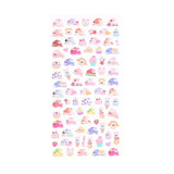 Mini 3D Bubble Foam Stickers for Phone & Camera Section - Bunnies & Food