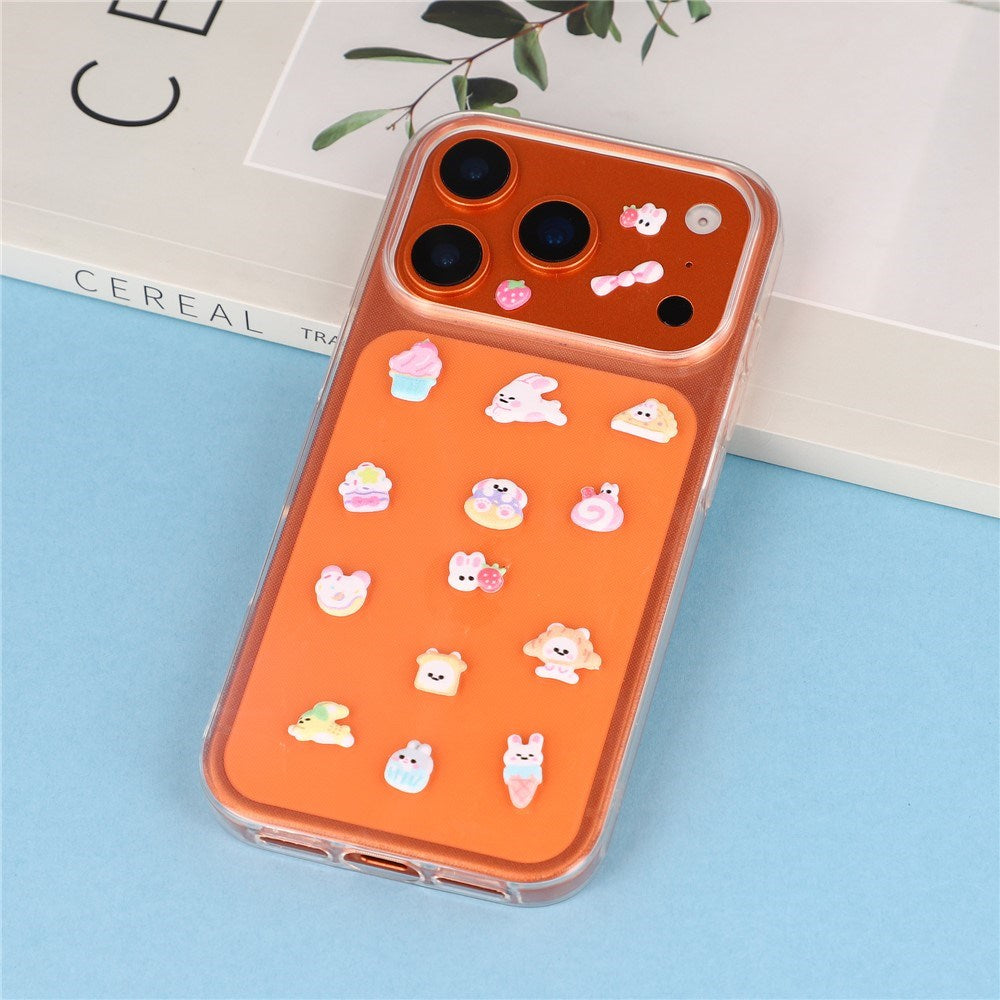 Mini 3D Bubble Foam Stickers for Phone & Camera Section - Bunnies & Food