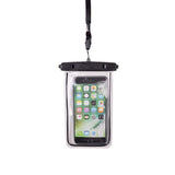 Gear Waterproof Case w. Soft TPU Screen - Black / Transparent (Max. Phone: 160 x 80 x 10 mm)