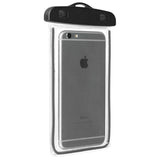 Gear Waterproof Case w. Soft TPU Screen - Black / Transparent (Max. Phone: 160 x 80 x 10 mm)