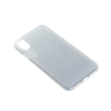 iPhone XS Max GEAR Semi Transparent Flexible Plastic Case - White