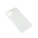iPhone 11 Pro GEAR Semi Transparent Flexible Plastic Case - White
