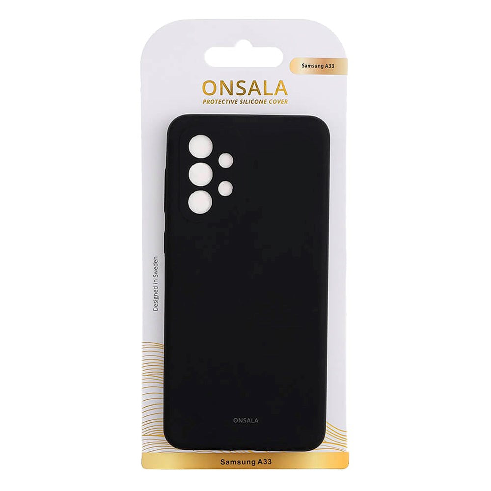 Samsung Galaxy A33 (5G) Gear Onsala Collection Liquid Silicone Case - Black