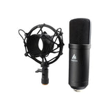 Condenser Podcasting Microphone Kit Maono with 16 mm Microphone, Mount and Filter – Black