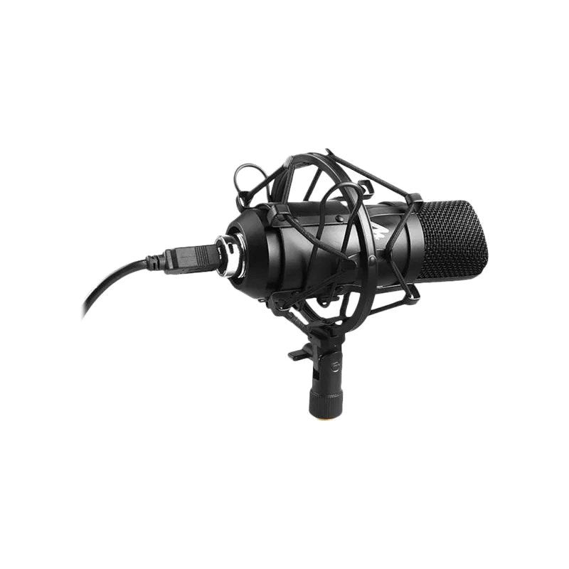 Condenser Podcasting Microphone Kit Maono with 16 mm Microphone, Mount and Filter – Black