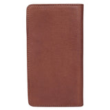 Buffalo Wallet Genuine Leather Universal Case with Wallet (Max. Mobile: 150 x 65mm) - Brown