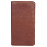 Buffalo Wallet Genuine Leather Universal Case with Wallet (Max. Mobile: 160 x 75mm) - Brown