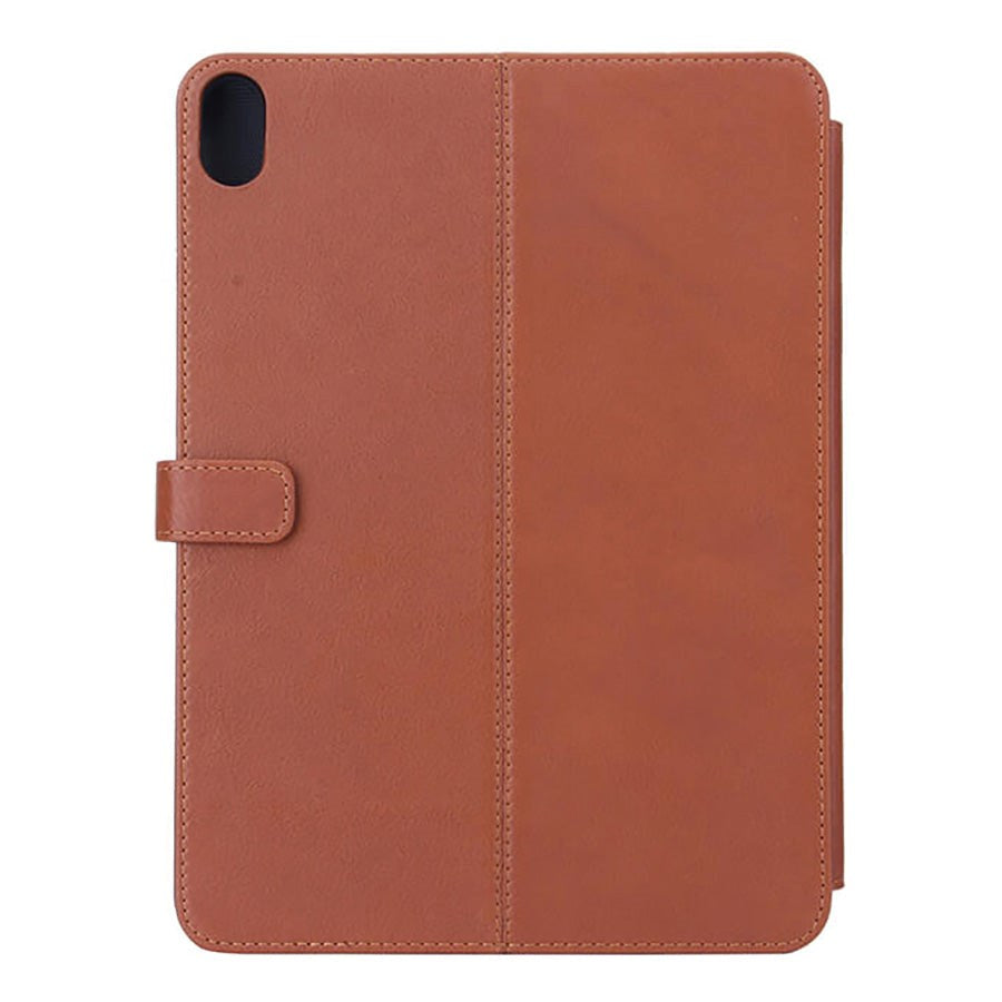 iPad Air 10.9-11" (2024-2020) Onsala Genuine Leather Flip Case - Brown
