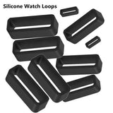 Universal Strap Holder for Smartwatch Strap (20mm) - Black