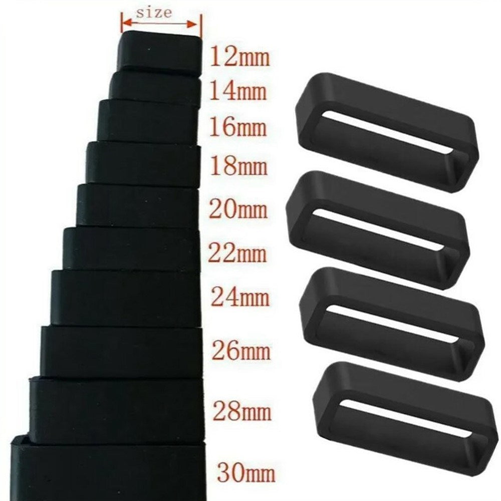 Universal Strap Holder for Smartwatch Strap (20mm) - Black