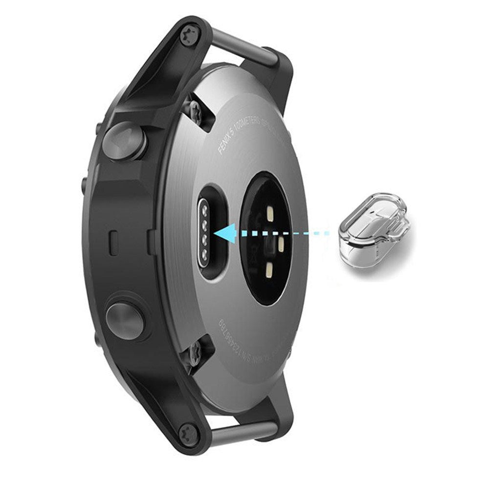 Silicone Dust Protection Plug for Garmin Forerunner 955 / 255 / 255S - Transparent