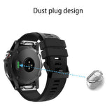 Silicone Dust Protection Plug for Garmin Forerunner 955 / 255 / 255S - Transparent