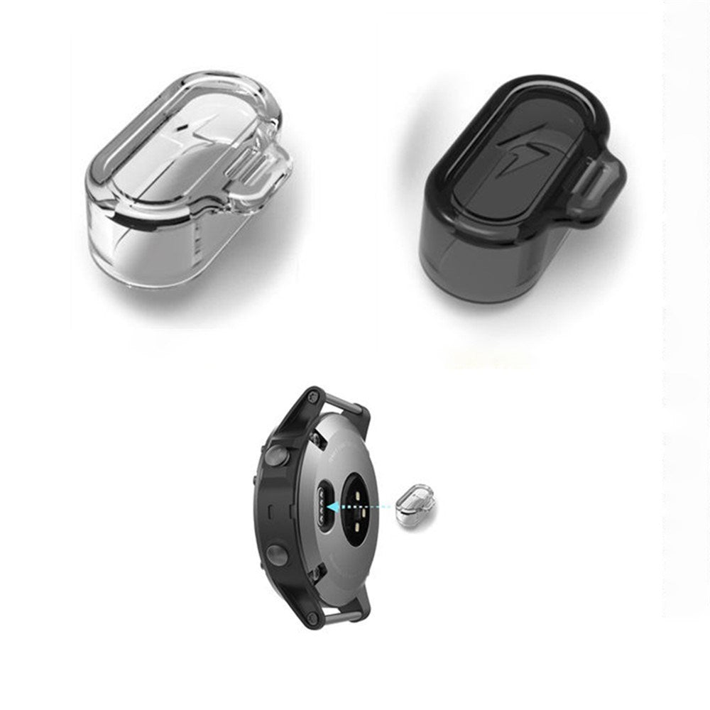 Silicone Dust Protection Plug for Garmin Forerunner 955 / 255 / 255S - Black