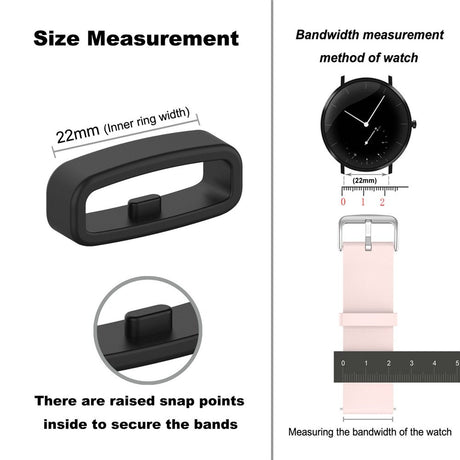 Universal Strap Holder for Watch Strap (22mm) - Red