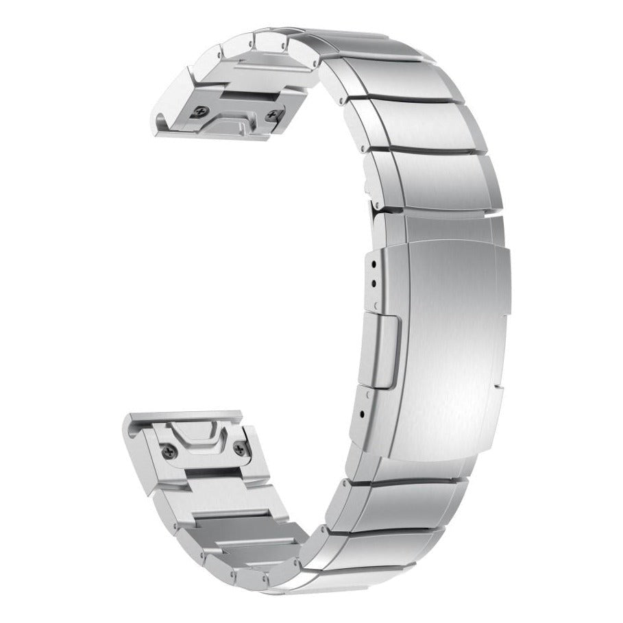 Universal Garmin 22mm QuickFit Stainless Steel - Silver