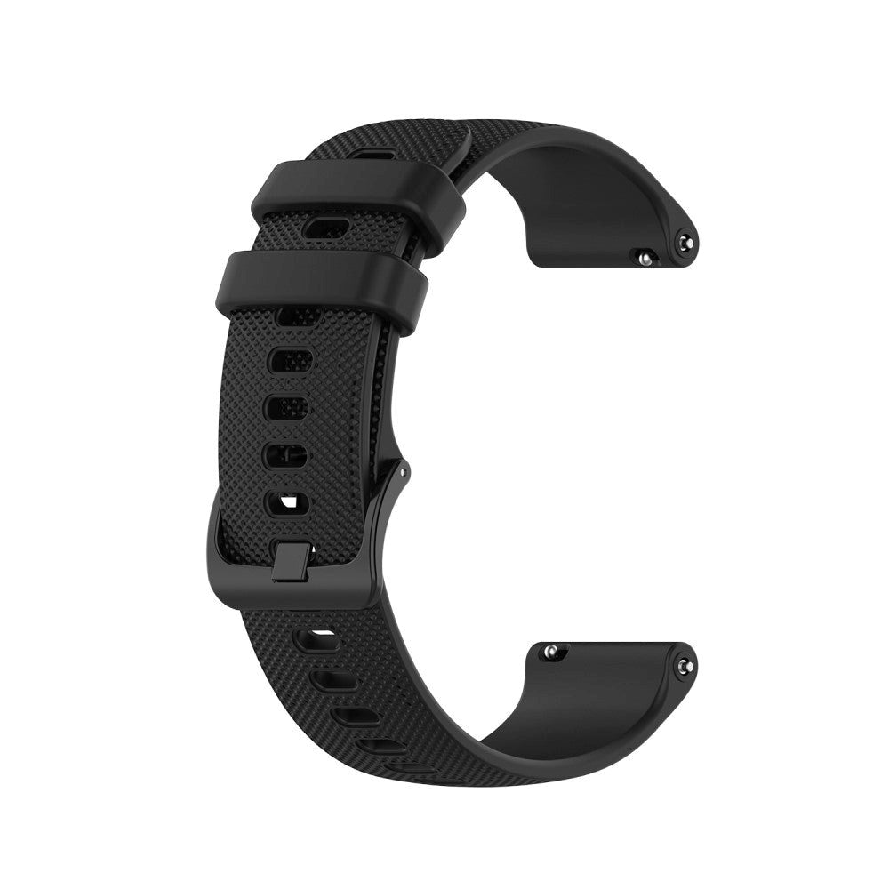 Smartwatch Silicone Strap (22mm) Chequered - Black