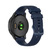 Smartwatch Silicone Strap (22mm) Chequered - Dark Blue