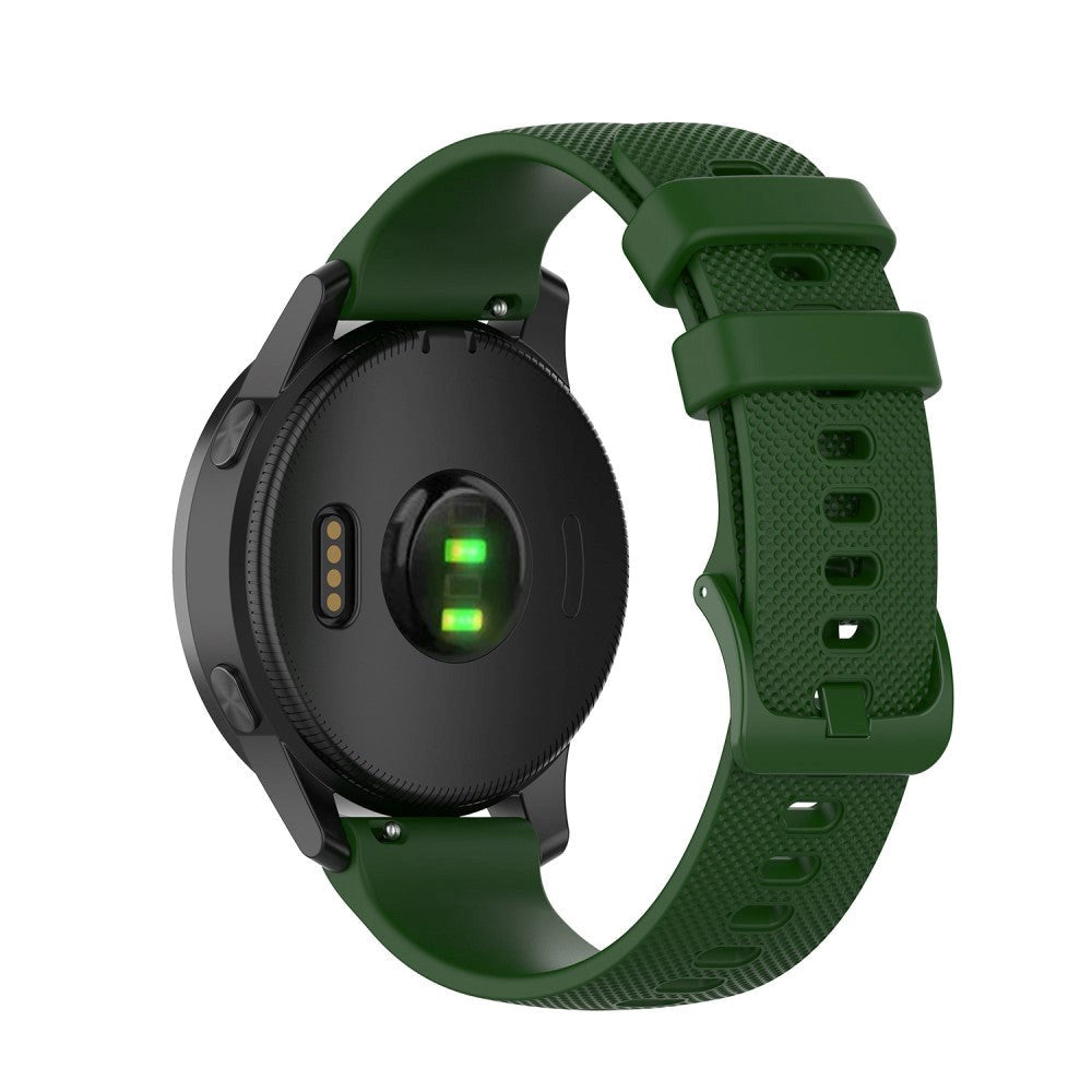 Smartwatch Silicone Strap (22mm) Chequered - Green