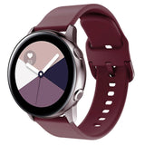 Smartwatch Silicone Strap (20mm) - Bordeaux