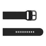 Smartwatch Silicone Strap (20mm) - Black