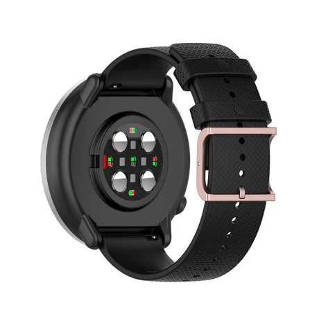 Smartwatch Silicone Strap (20mm) Chequered - Black