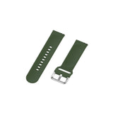 Smartwatch Buckle Silicone Strap (22mm) w. Buckle - Army Green - Size L