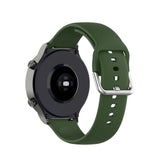 Smartwatch Buckle Silicone Strap (22mm) w. Buckle - Army Green - Size L