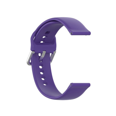 Smartwatch Buckle Silicone Strap (22mm) w. Buckle - Purple - Size L