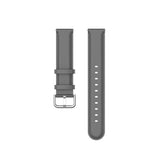 Universal Smartwatch Leather Strap (22mm) - Matte Grey