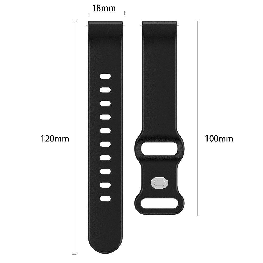 EIDERWOOD Universal Silicone Strap (18mm) – Purple
