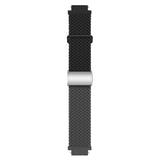 Universal 18mm EIDERWOOD Woven Watch Strap - Black / Grey