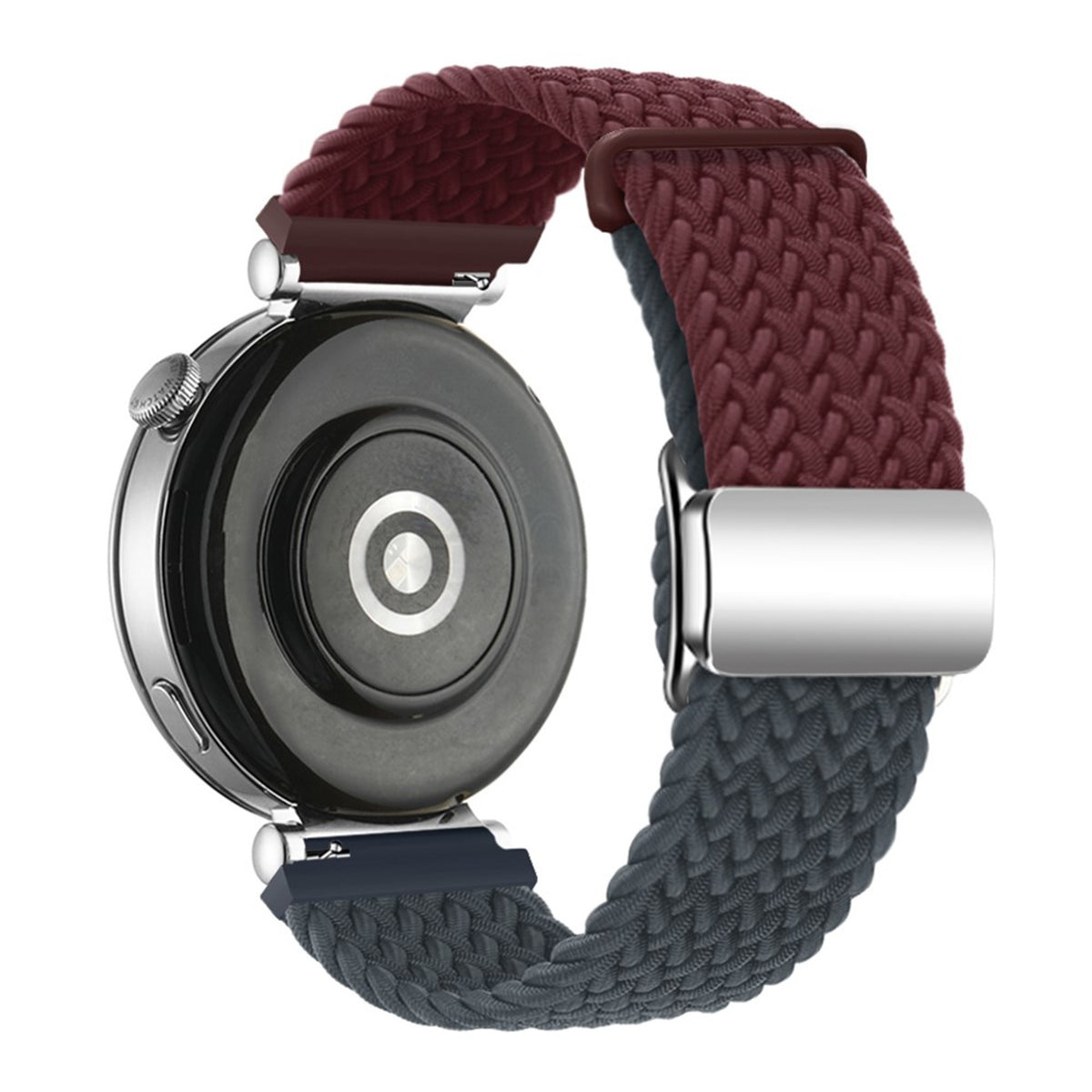 Universal 18mm EIDERWOOD Woven Watch Strap - Red / Blue