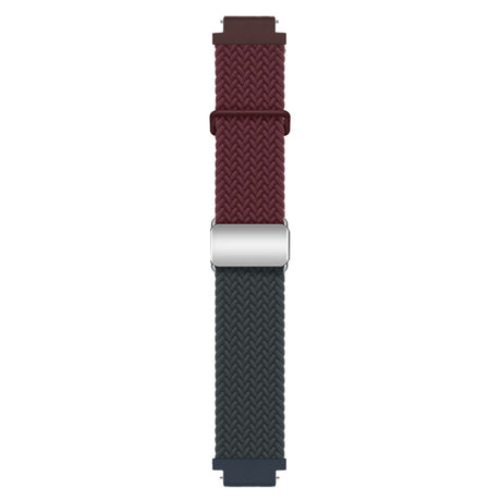 Universal 18mm EIDERWOOD Woven Watch Strap - Red / Blue