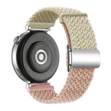 Universal 18mm EIDERWOOD Woven Watch Strap - Beige / Pink