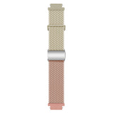Universal 18mm EIDERWOOD Woven Watch Strap - Beige / Pink