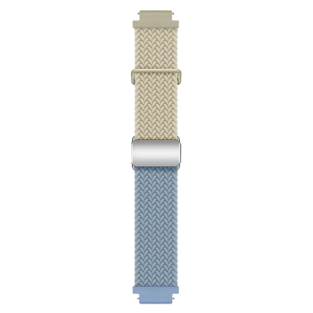 Universal 18mm EIDERWOOD Woven Watch Strap - Beige / Blue
