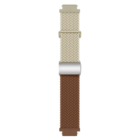 Universal 18mm EIDERWOOD Woven Watch Strap - Beige / Brown