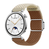 Universal 18mm EIDERWOOD Woven Watch Strap - Beige / Brown