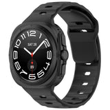 EIDERWOOD Samsung Galaxy Watch Ultra (47mm) Silicone Strap with Buckle - Black