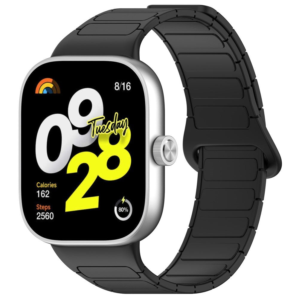 Xiaomi Smart Band 10 Pro / 9 Pro / 8 Pro Two-Tone Magnetic Flexible Plastic Strap - Black