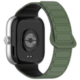 Xiaomi Smart Band 10 Pro / 9 Pro / 8 Pro Two-Tone Magnetic Flexible Plastic Strap - Green / Black