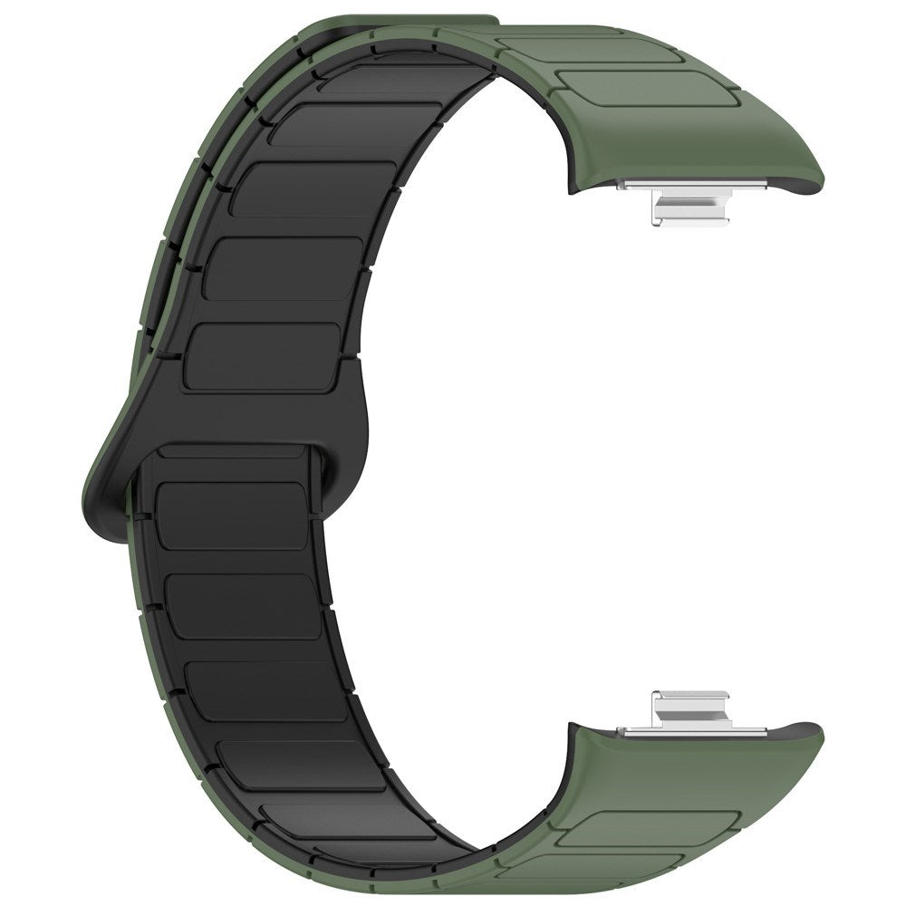 Xiaomi Smart Band 10 Pro / 9 Pro / 8 Pro Two-Tone Magnetic Flexible Plastic Strap - Green / Black