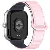 Xiaomi Smart Band 10 Pro / 9 Pro / 8 Pro Two-Tone Magnetic Flexible Plastic Strap - Pink / Grey